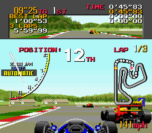 0560　Super Monaco GP II スーパーモナコ ジーピー 2 Ayrton Senna's Super Monaco GP II paraca Sega Mega Drive / Sega