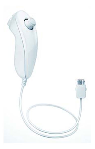 Wii Nunchuk Controller (White) image 1