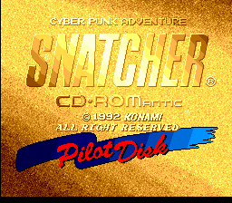 Snatcher Pilot Disk image 2