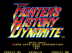 Fighter's History Dynamite for Neo Geo