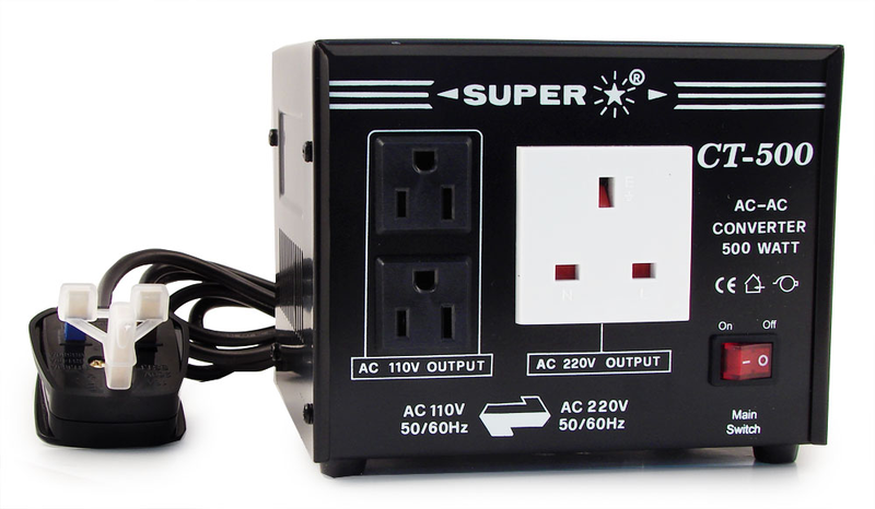 SuperStar Power Converter 220V to 110V, Reversal (500W) image 1