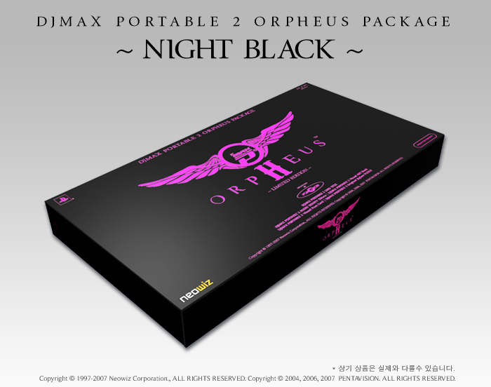 DJ Max Portable 2 Orpheus Package ~Night Black~ [Limited Edition DJ Max Portable 2 Orpheus Package ~Night Black~ [Limited Edition