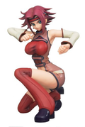 Mai-Hime Z / Otomedama Maiotome Code Geass - Lelouch of the Rebellion Pre-painted PVC Figure: Kallen Stadtfeld (Resistance Costume Ver.) thumbnail 1