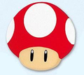 Super Mario Super DX Die Cut 12" Seat Cushion: Power Mushroom thumbnail 1