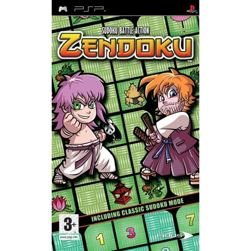 Ação de batalha de Sudoku Zendoku PSP em segunda mão durante 4,99
