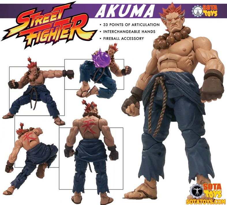 Street Fighter Preview Action Figure: Akuma