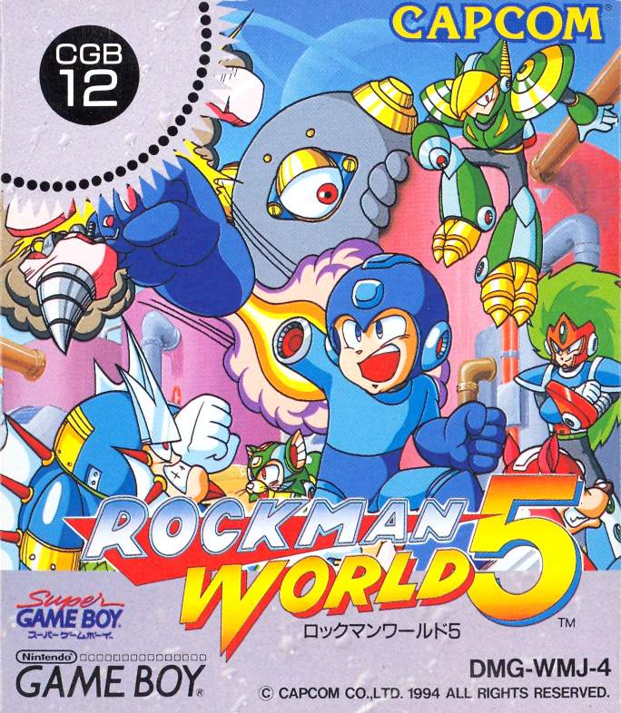 RockMan World 5 for Game Boy - Bitcoin & Lightning accepted