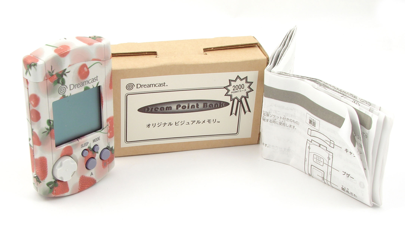 Dreamcast Visual Memory Card VMS/VMU (D-Direct Strawberry Design) image 1