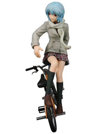 Neon Genesis Evangelion 1/12 Scale Pre-painted PVC Figure: Rei Ayanami (BMX Trick Ver.) image 3