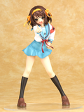 Suzumiya Haruhi no Yuutsu 1/8 Scale Pre-painted PVC Figure - Haruhi Suzumiya (School Uniform Ver.) (Re-Run) thumbnail 1