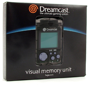 Dreamcast Visual Memory Card VMS/VMU (clear black)