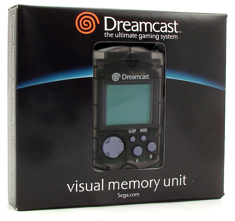 Dreamcast Visual Memory Card VMS/VMU (Clear Black) image 2