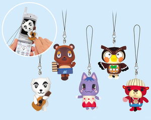 Animal Crossing Finger Puppet Screen Cleaner Phone Strap (Theater Version)_