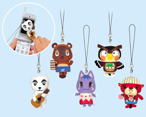 Animal Crossing Finger Puppet Screen Cleaner Phone Strap (Theater Version) image 1