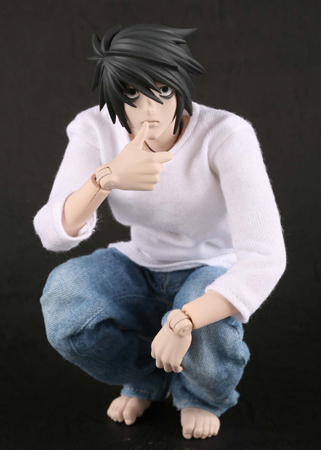 Real Action Heroes Death Note - L 1/6 Scale Figure (Re-run) image 2