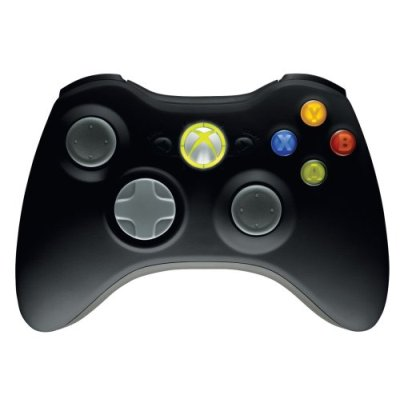 Xbox 360 Wireless Controller (Black) image 1