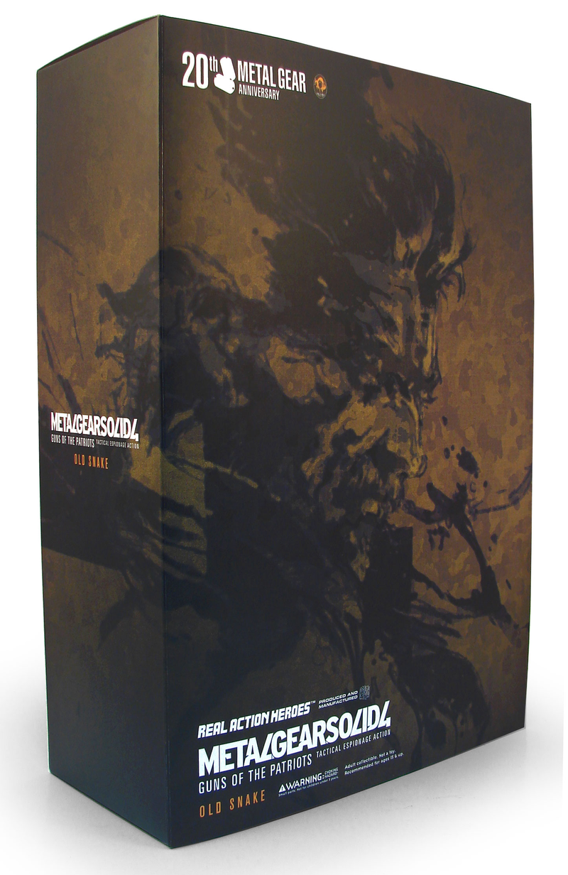 Real Action Heroes - Metal Gear Solid 4: Guns of the Patriots - Solid Snake image 2
