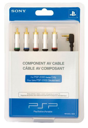 PSP PlayStation Portable Component AV Cable image 3