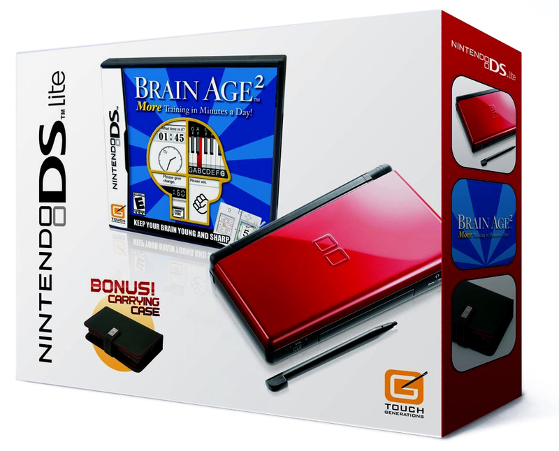 Nintendo DS Lite Brain Age 2 Bundle - 110V image 1