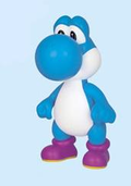 Nintendo Prize Collection Series Super Mario Characters Figure In Blister 2: Yoshi (Blue Version) thumbnail 1