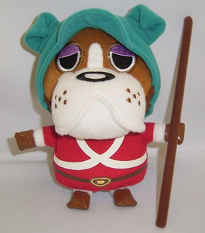 Animal Crossing Stuffed Plush Doll: Bulldog (Officer B)_