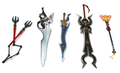 Weapons Set for Final Fantasy Play Arts thumbnail 1