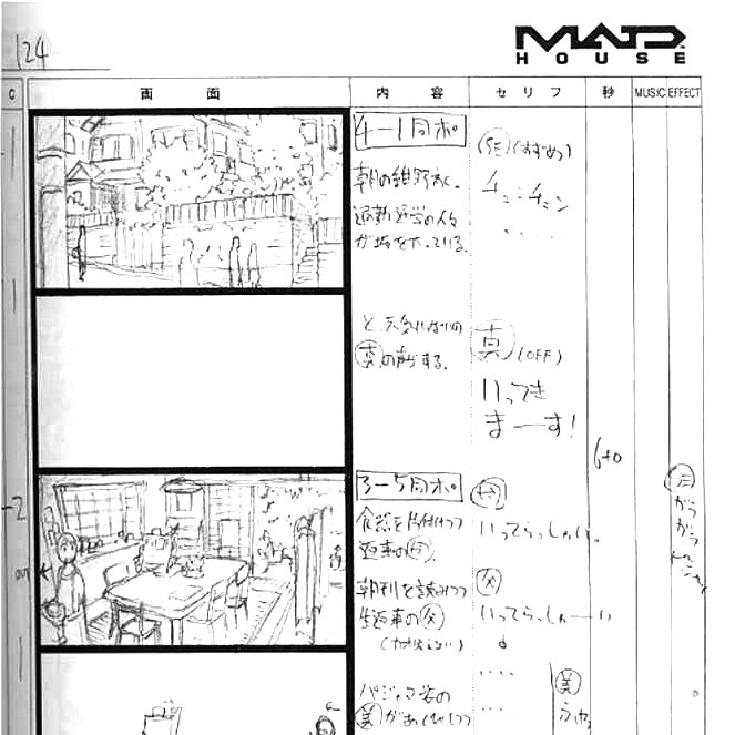 A Girl Who Runs Through Time Mamoru Hosoda Story Board Book image 2