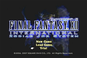 Final Fantasy XII International Zodiac Job System