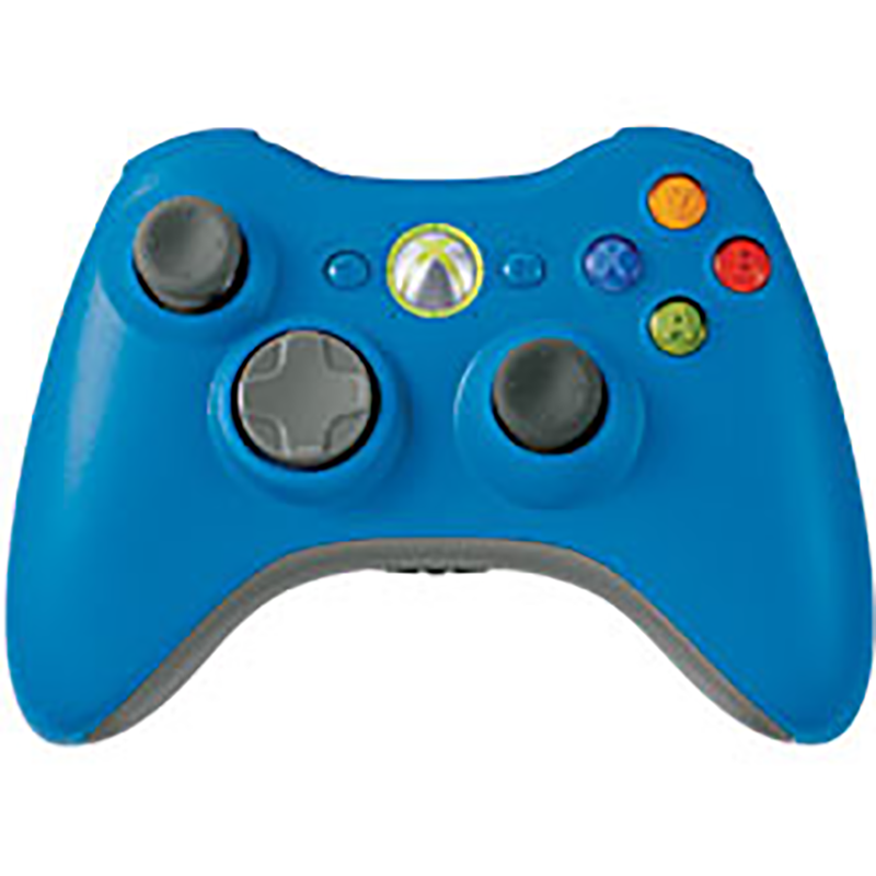 Xbox 360 Wireless Controller (Blue) image 1