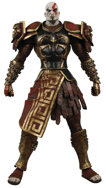 God of War Action Figure 7'': Kratos Ares Armor (closed mouth vers.) image 1