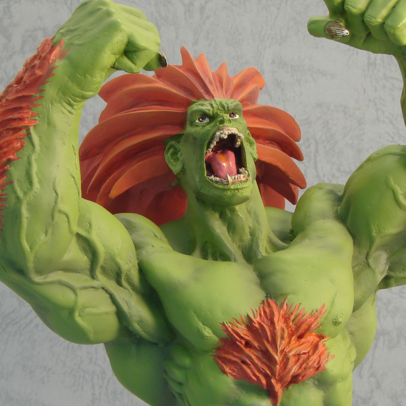 Street Fighter 2: Blanka Prepainted 12'' PVC Statue image 1