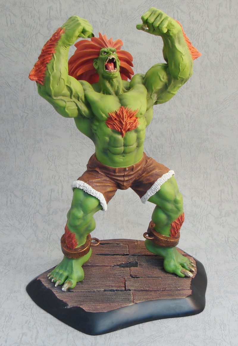 Street Fighter 2: Blanka Prepainted 12'' PVC Statue image 2