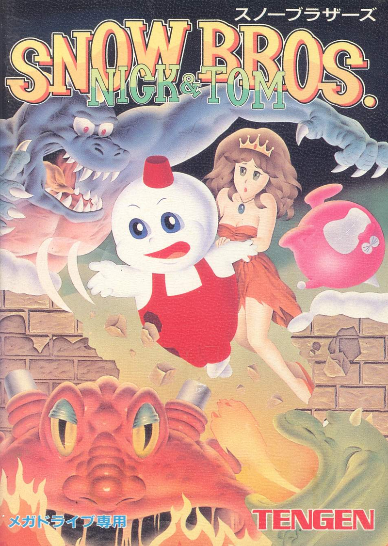 Snow Bros.: Nick & Tom for Sega Mega Drive / Sega Genesis