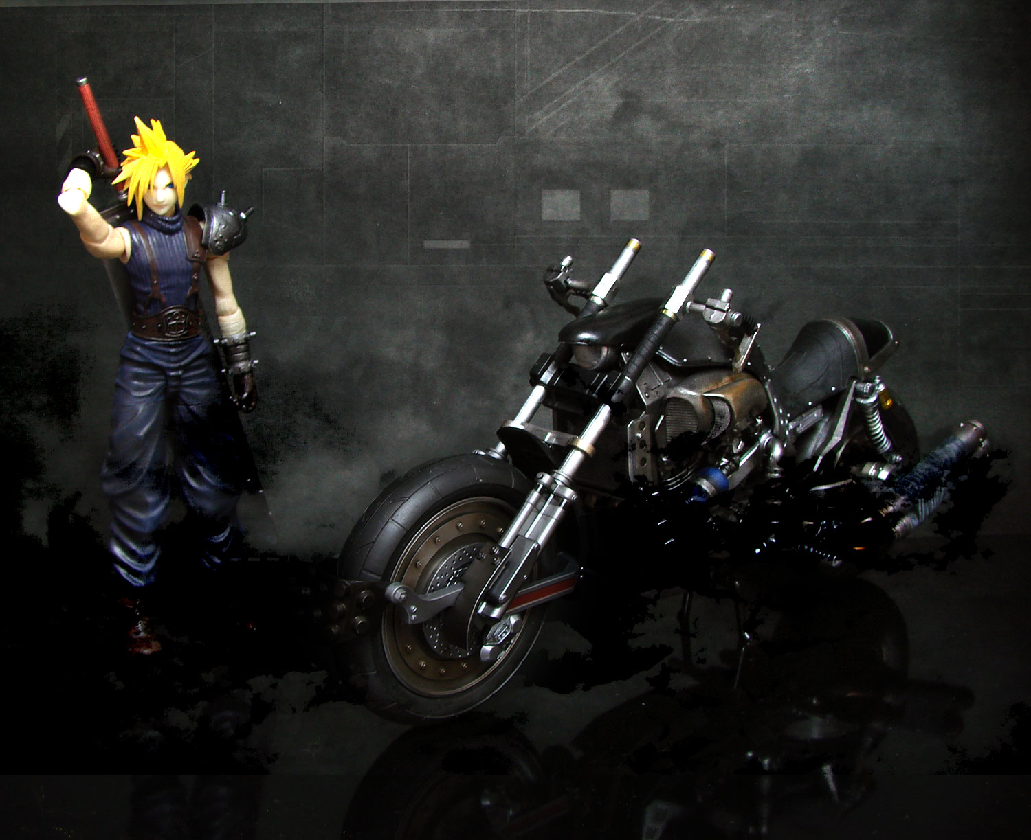 Final Fantasy VII - Play Arts Vol. 1: Cloud Strife & Hardy Daytona