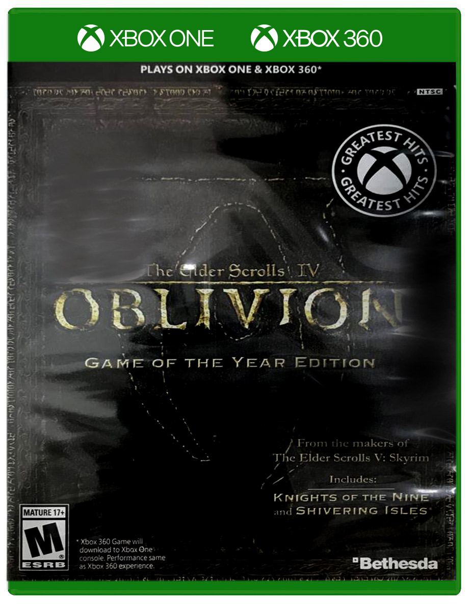 Elder Scrolls IV Oblivion Game of the Year Edition: Xbox 360 Xbox One Brand  New 710425392849