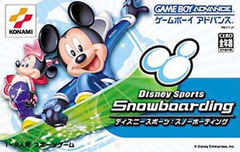 GBA　ディズニースポーツ スノーボーディング　KONAMI 　ゲームボーイアド Disney Sports: Snowboarding for Game Boy Advance