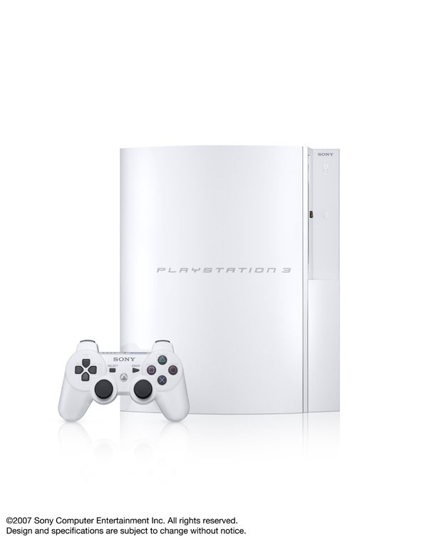 PlayStation3 Console (HDD 40GB Model) Clear White - 110V image 1
