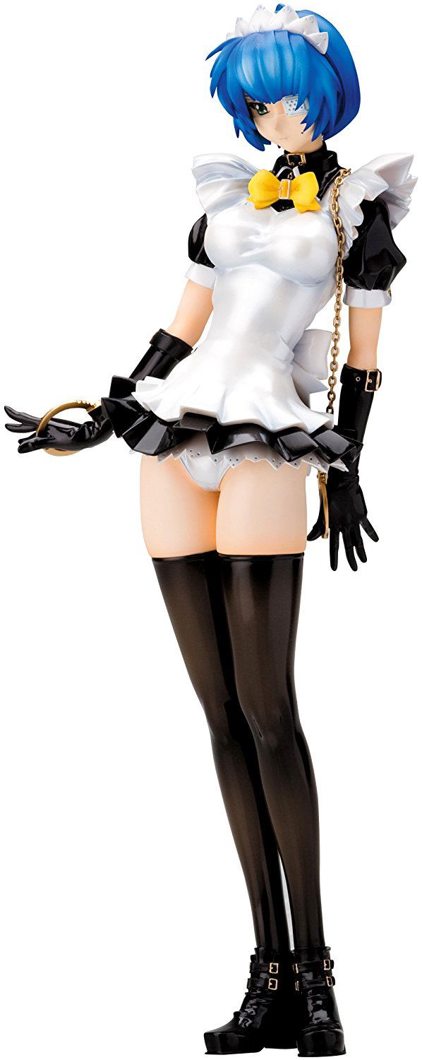 Ikkitousen Comic Gum Collection Scale 1/7 Pre-Painted PVC Figure: Ryomo Shimei (Pearl Black Version) image 1