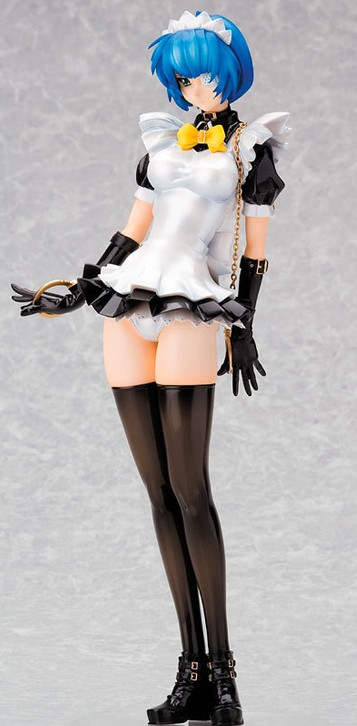 Ikkitousen Comic Gum Collection Scale 1/7 Pre-Painted PVC Figure: Ryomo Shimei (Pearl Black Version) image 2