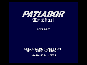 Patlabor The Mobile Police: 98-Shiki Kidou Seyo!