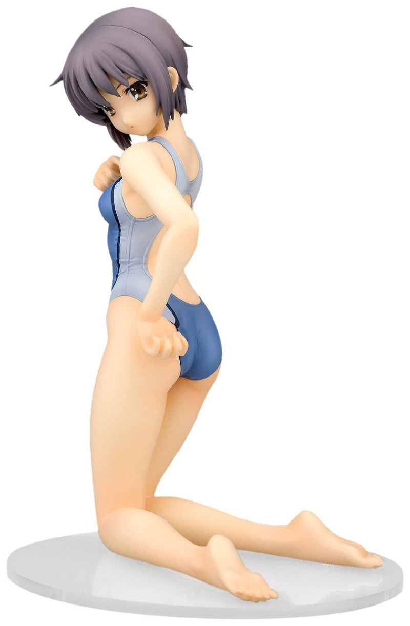 Suzumiya Haruhi no Yuutsu 1/8 Scale Pre-Painted PVC Figure: Nagato Yuki (Swimsuit Version) image 1