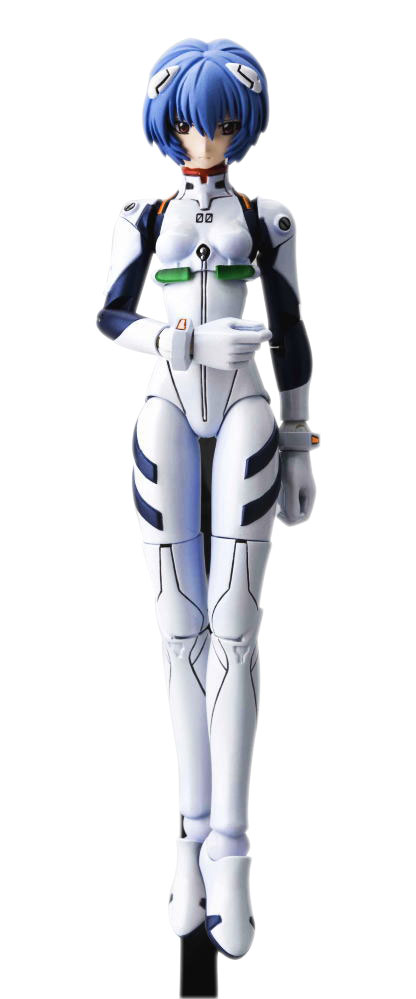 Fraulein Revoltech Series No. 001 - Neon Genesis Evangelion Pre-Painted Figure: Ayanami Rei (Re-run) image 1