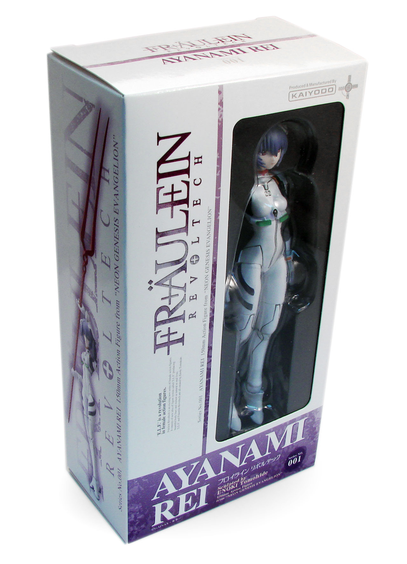 Fraulein Revoltech Series No. 001 - Neon Genesis Evangelion Pre-Painted Figure: Ayanami Rei (Re-run) image 3