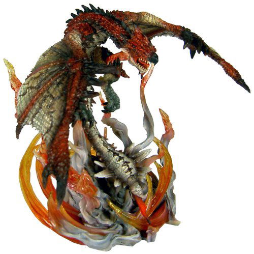 Dynamic Monster Arts Monster Hunter Pre-Painted Statue Fire Dragon image 1