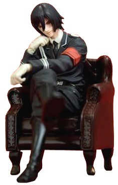 Togainu no Chi: True Blood 1/10 Pre-Painted PVC Figure: Shiki (Military Version) image 1