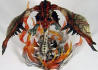 Dynamic Monster Arts Monster Hunter Pre-Painted Statue Fire Dragon image 2