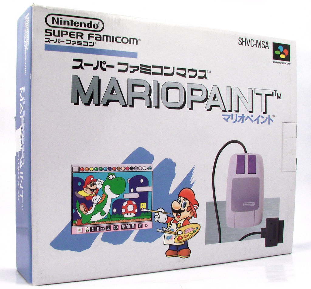 Mario Paint [Mouse Set] for Super / SNES