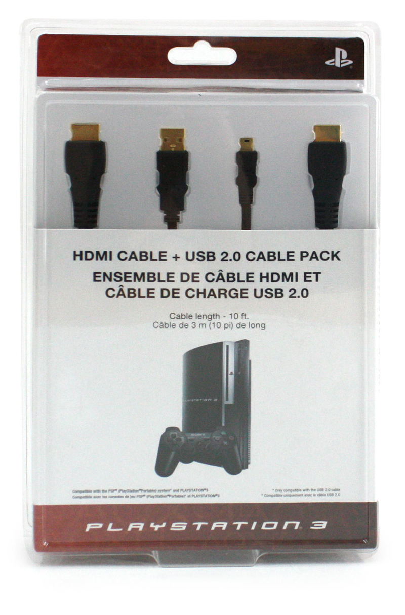 HDMI Cable + USB 2.0 Cable Pack image 1
