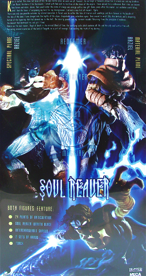 Player Select Soul Reaver Pre-Painted Action Figure: Material World Raziel