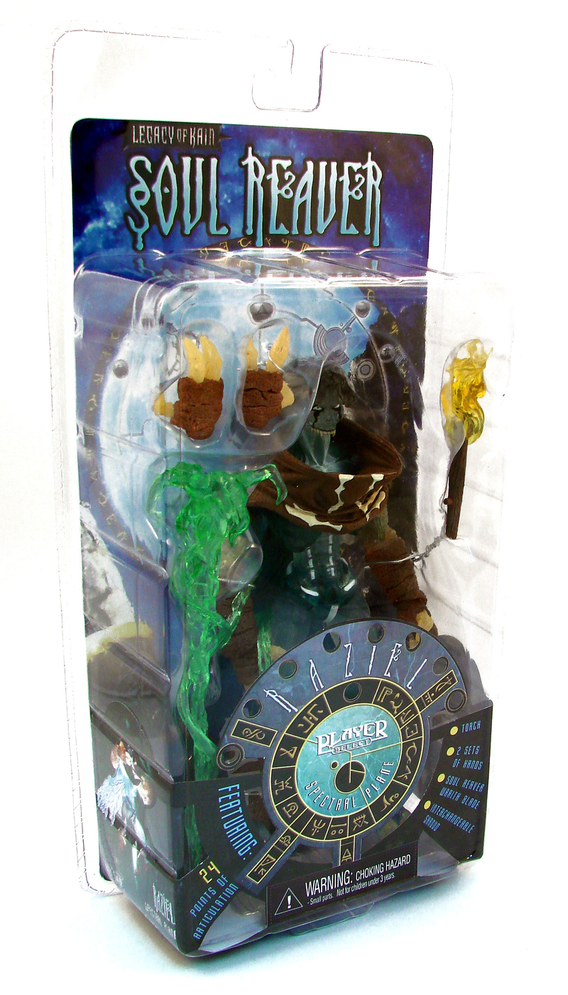 Player Select Legacy of Kain: Soul Reaver Pre-Painted Action Figure: Spirit World Raziel image 2